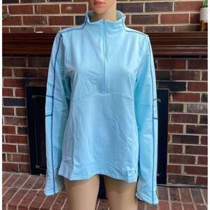 UNDER ARMOUR WOMEN'S‎ UA TRAIN COLD WEATHER ½ ZIP SHIRT TEAL #1373969 XL